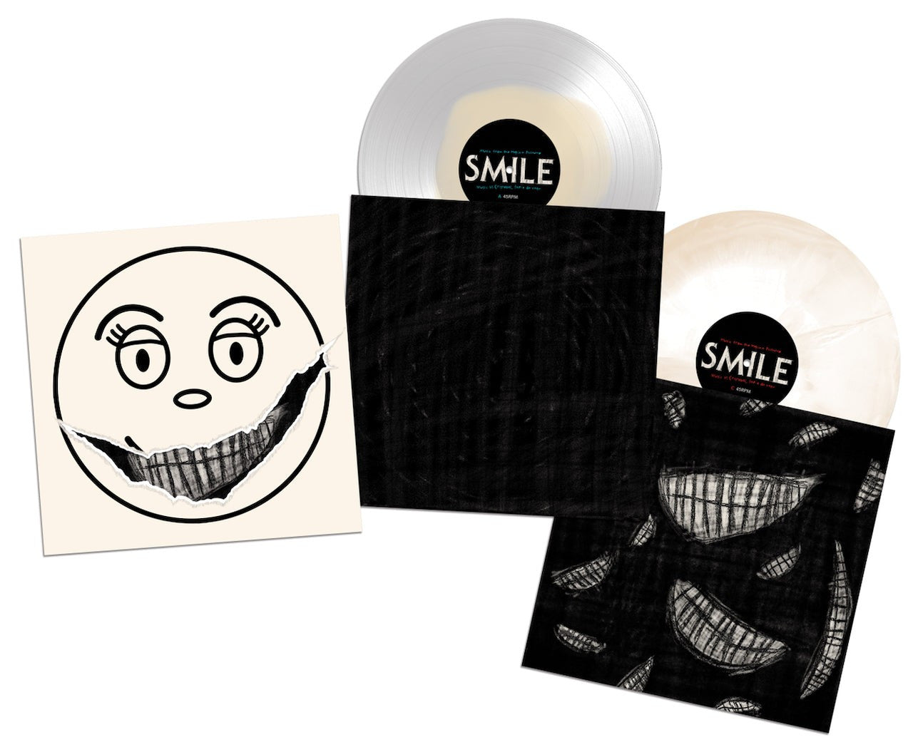 Smile Original Motion Picture Vinyl Soundtrack 2 LP Pearly White Limited HORROR