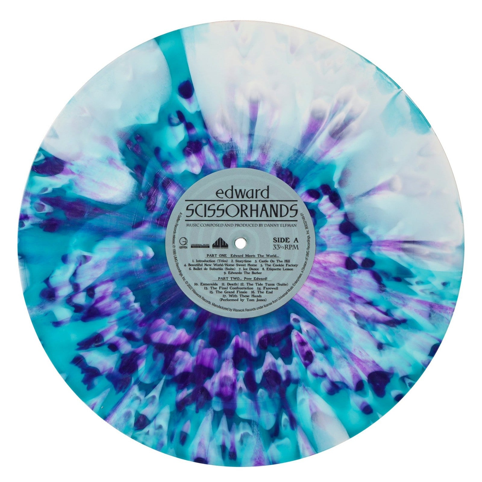 Edward Scissorhands Soundtrack Vinyl LP - NEW SNOWDANCE LTD COLORED PRESS