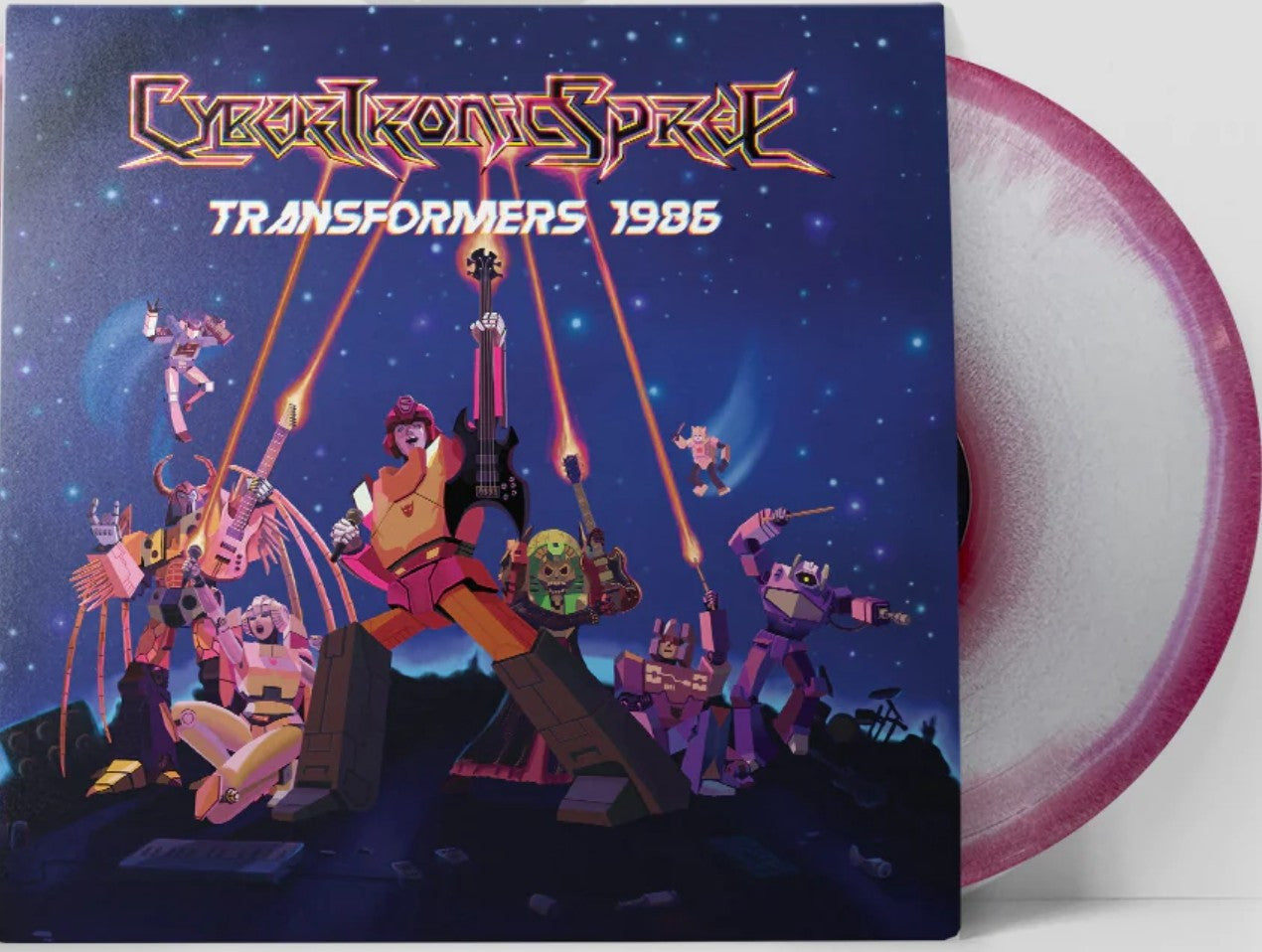 HASBRO '80S TV CLASSICS: TRANSFORMERS 1986 BY CYBERTRONIC SPREE VINYL LP FUSION
