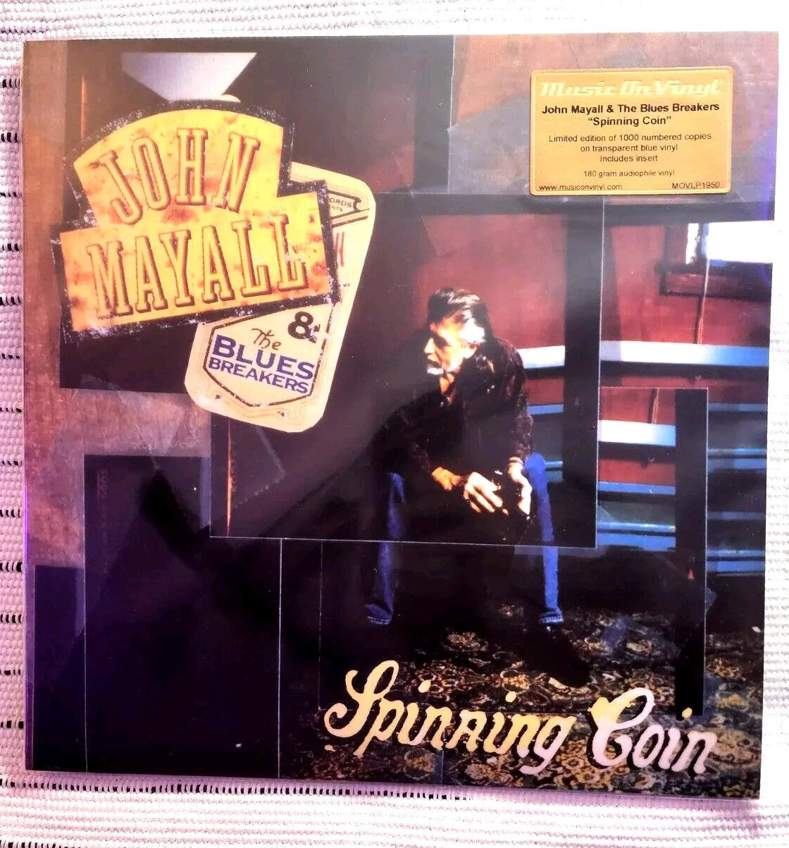 JOHN MAYALL & THE BLUESBREAKERS - SPINNING COIN LP ( 180G BLUE COLOR VINYL ) #