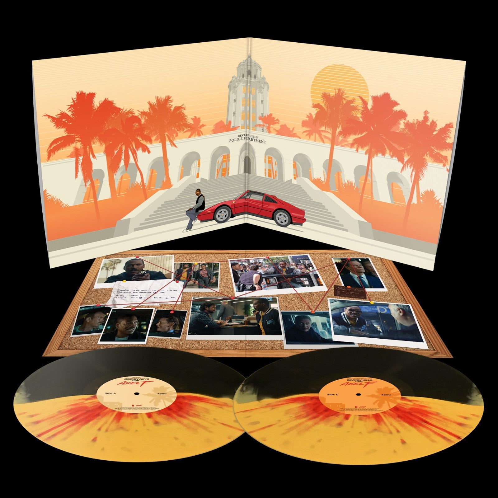 Beverly Hills Cop: Axel F - Soundtrack Netflix Film 2X LP 90210 COLORED VINYL