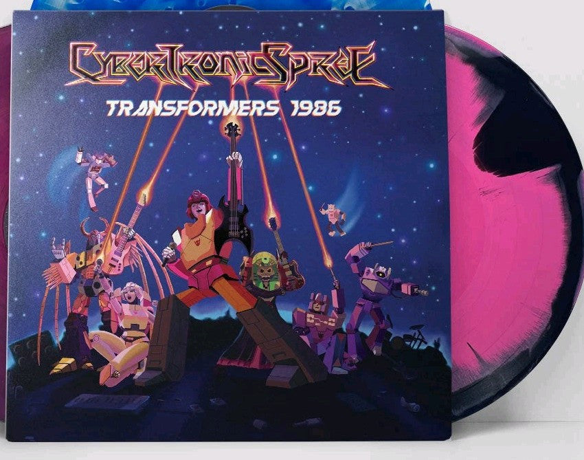 HASBRO '80S TV CLASSICS: TRANSFORMERS 1986 BY CYBERTRONIC SPREE VINYL LP  LTD