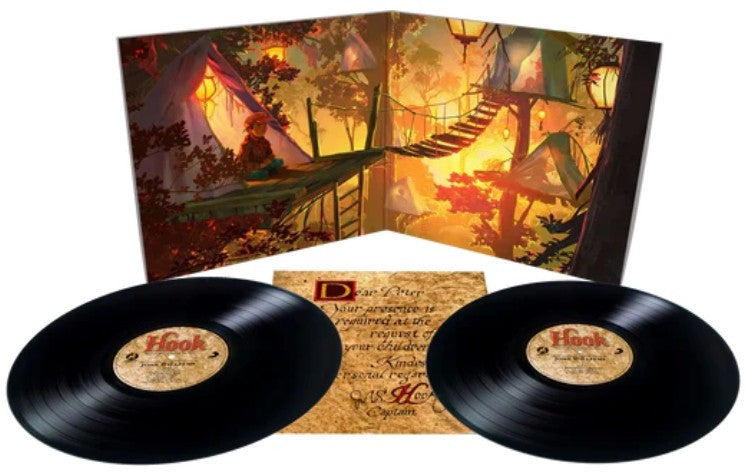 HOOK 30TH ANNIVERSARY ORIGINAL MOVIE SOUNDTRACK SCORE LP VINYL STEVEN SPIELBERG